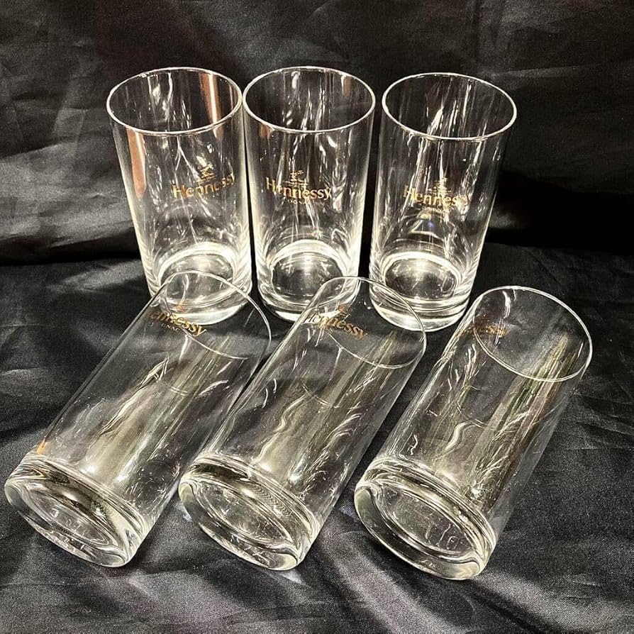 Amazon | 昭和レトロ Hennessy ヘネシー グラス/6客 セット
